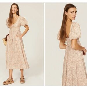 Show Me Your MuMu Odette Midi Dress- Ditsy Daisy